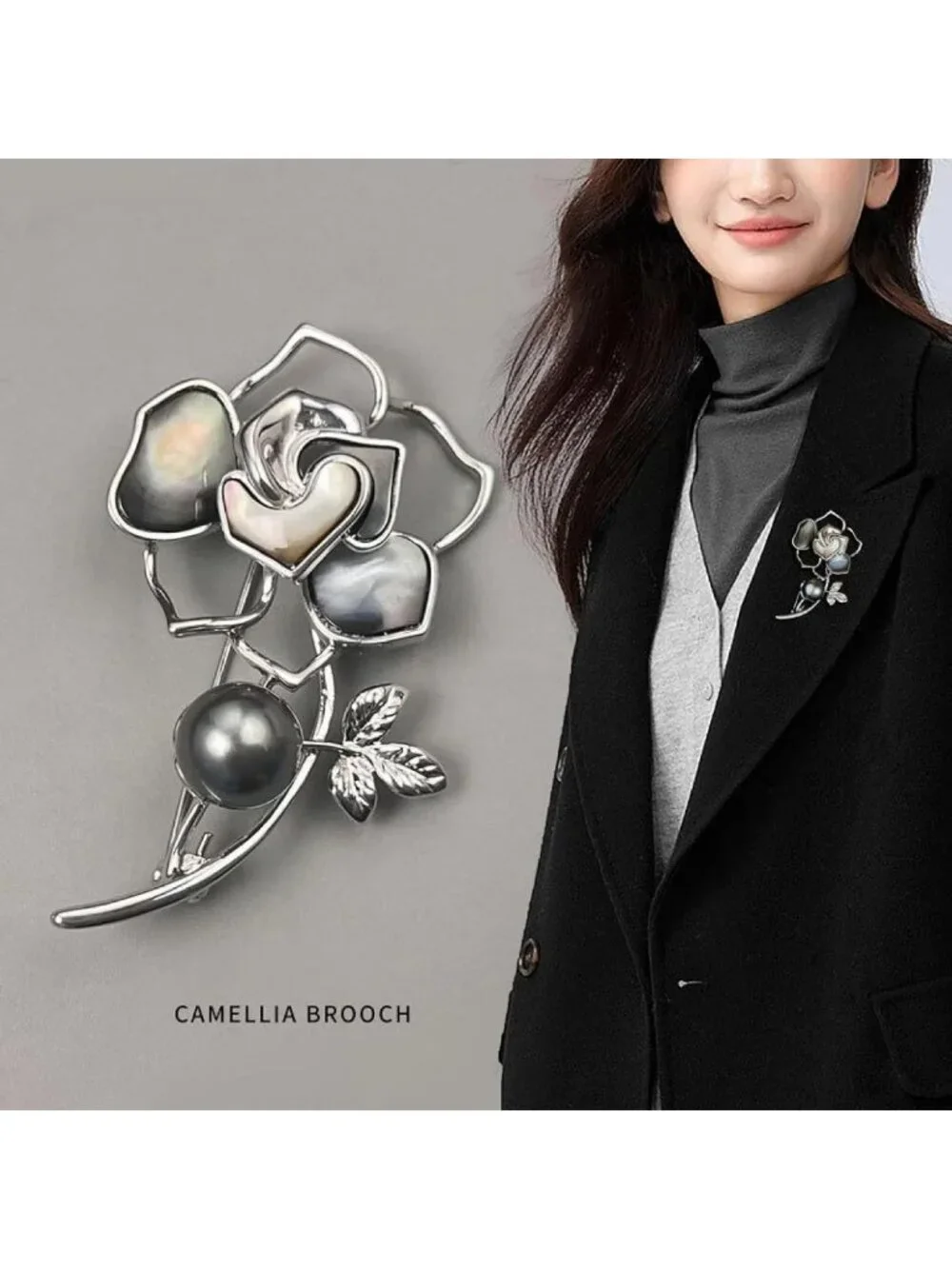 Elegant Women's Brooch - Fashionable Accessory for Parties & Daily Wear